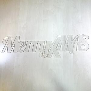 Akrylový dekorační nápis - MERRY X MAS
