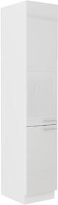 Vysoká skříň kuchyňská 40x210 cm GOREN - Bílá lesklá