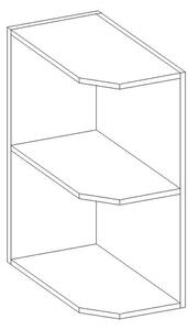 Kuchyňská policová skříňka 30 cm Bílá
