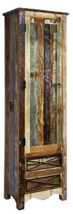 OLDTIME Skříň na oblečení 200x60 cm, staré dřevo