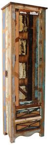 OLDTIME Skříň na oblečení 200x60 cm, staré dřevo