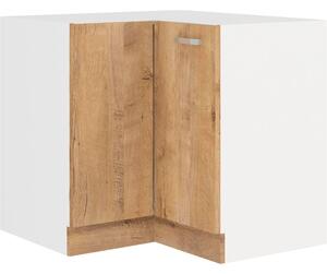 Rohová kuchyňská skříňka spodní 83 x 83 cm 17 - ULTRON - Dub lefkas