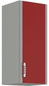 Samostatná kuchyňská skříňka 30 x 72 cm GOREN - Šedá lesklá