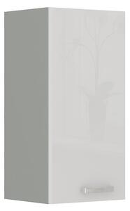 Samostatná kuchyňská skříňka 30 x 72 cm 07 - HULK - Bílá lesklá