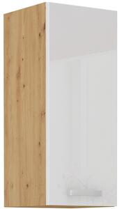STL 30 cm skříňka horní jednodveřová ARTISAN Barevné provedení ARTISAN: Bílý lesk