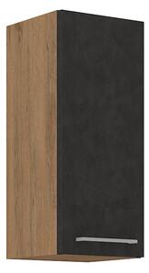 Samostatná kuchyňská skříňka 30 x 72 cm LOUSIE - Černá / Dub artisan