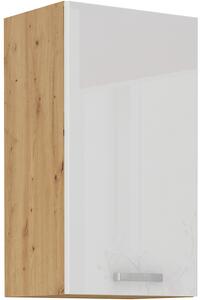 STOLARz 40 cm skříňka horní jednodveřová ARTISAN Barevné provedení ARTISAN: Bílý lesk