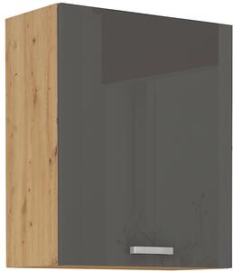 Samostatná horní kuchyňská skříňka 60 cm 29 - PROVENCE - Bílá matná / Dub Artisan