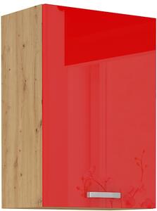 STOLARz 50 cm skříňka horní jednodveřová ARTISAN Barevné provedení ARTISAN: Červený lesk