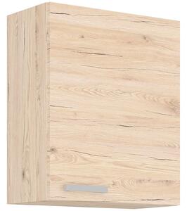 Samostatná horní kuchyňská skříňka 60 cm 26 - MYSTIC - Cappucino lesklá / Dub artisan