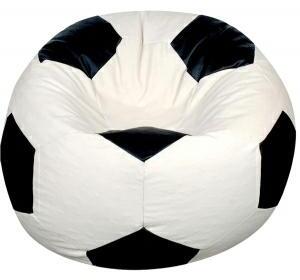 Praktický sedací vak - fotbalový míč 180 L Eko-kůže 10D