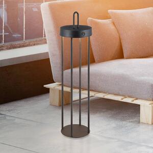 JUST LIGHT. LED dobíjecí stolní lampa Anselm černá 50 cm žehlička