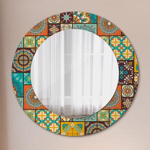 Kulaté dekorační zrcadlo na zeď Arabský vzor