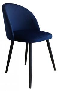 Moderní čalouněná židle Frozen černé nohy Magic velvet 31