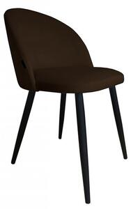 Moderní čalouněná židle Frozen černé nohy Magic velvet 06