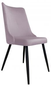Moderní čalouněná jídelní židle Sunny černé nohy Bluvel 75