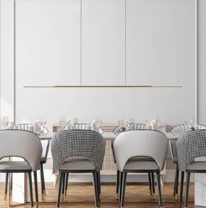 PURE LED závěsné svítidlo Povrch, bronz 160 cm hliník 3 000 K, stmívatelný, Bronz / starožitná mosaz, Obývací pokoj / jídelna, Hliník, Moderní