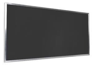 VYLEN Pěnové nástěnky s hliníkovým rámem 100 x 50 cm Černá, 1000 mm x500 mm