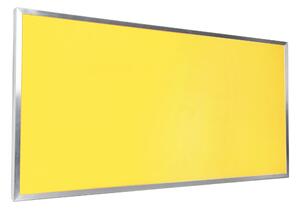 VYLEN Pěnové nástěnky s hliníkovým rámem 100 x 50 cm Žlutá, 1000 mm x500 mm