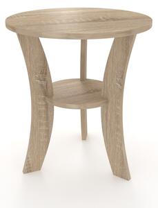 Příruční stolek kulatý Wati Dub Sonoma