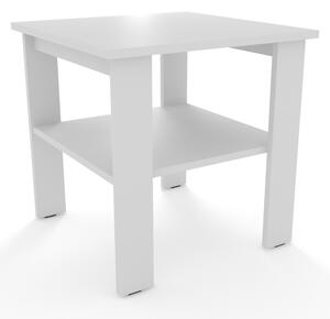Malý stolek Teria čtvercový - Alaska bílá