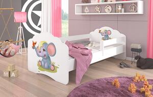Adk Dětská postel 140x70 cm Slon