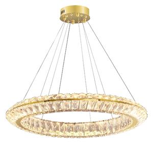 Toolight Toolight, LED stropní svítidlo 80cm, 45W, 4000K, APP1769-CP, zlatá, OSW-04347