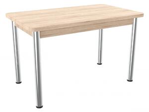 Stůl s kovovými nohami Sevo 120 x 70 cm Dub Sonoma