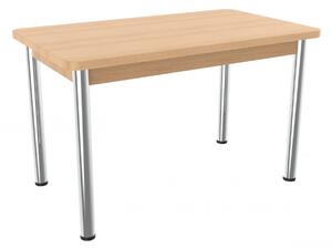 Stůl s kovovými nohami Sevo 120 x 70 cm Dub Sonoma