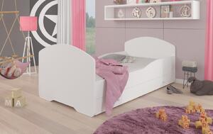 Bílá dětská postel 140x70 cm Pulp Včetně zásuvky