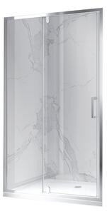 BPS-koupelny Sprchové dveře HYD-DN19D 100 chrom/transparent pro instalaci do niky - bez vaničky