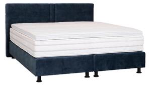 POSTEL BOXSPRING, 180/200 cm, textil, petrolej Beldomo - Sleep - Postele boxspring