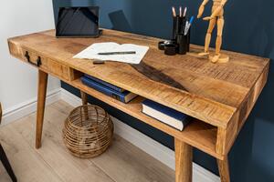 Noble Home Masivní mangový psací stůl Olsod, 120 cm