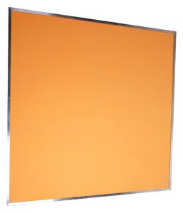 VYLEN Pěnová nástěnka s hliníkovým rámem 100 x 100 cm Oranžová, 1000 mm x1000 mm