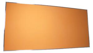 VYLEN Pěnová nástěnka s hliníkovým rámem 200 x 100 cm Oranžová, 2000 mm x1000 mm