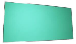 VYLEN Pěnová nástěnka s hliníkovým rámem 200 x 100 cm Zelená, 2000 mm x1000 mm