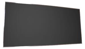 VYLEN Pěnová nástěnka s hliníkovým rámem 200 x 100 cm Černá, 2000 mm x1000 mm