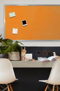 VYLEN Pěnová nástěnka s hliníkovým rámem 200 x 100 cm 20 Oranžová