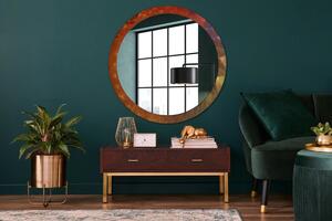 Kulaté dekorativní zrcadlo Spirálová abstrakce