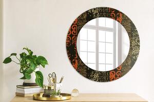 Kulaté zrcadlo s potiskem Grunge Abstract vzorec