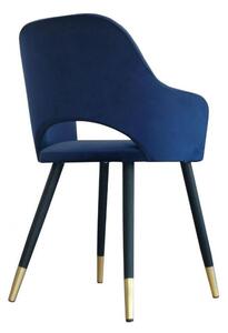 Jídelní židle Rainy s černo-zlatými nohami Bluvel 14