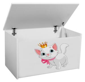 Dětský úložný box Toybee s koťátkem