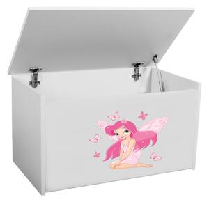 Dětský úložný box Toybee s motýlky a vílou