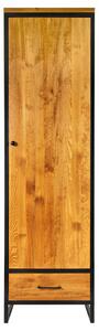 Loftová skříň, dřevěná, borovicová, průmyslový nábytek 7326