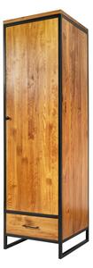 Loftová skříň, dřevěná, borovicová, průmyslový nábytek 7326