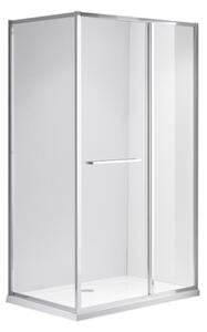 BPS-koupelny Obdélníkový sprchový kout HYD-OK-KA01 90x80 chrom/transparent - bez vaničky