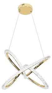 Toolight Moderní LED osvětlení Double Circle G035-CP zlaté
