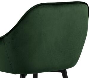 Barová židle Brooke Tmavě Zelená