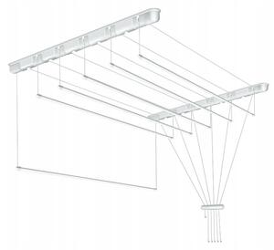 Erga, stropní věšák na sušení prádla 7x80 cm, bílé, ERG-SEP-10SUSSUF0087P