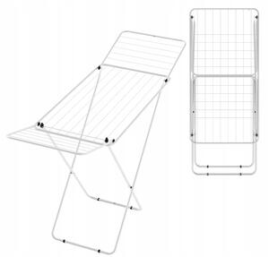 Erga Model 101, sušák na prádlo 177x54x91 cm, bílé, ERG-SEP-10SUSSTMOD101